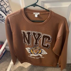 Brown nyc crewneck